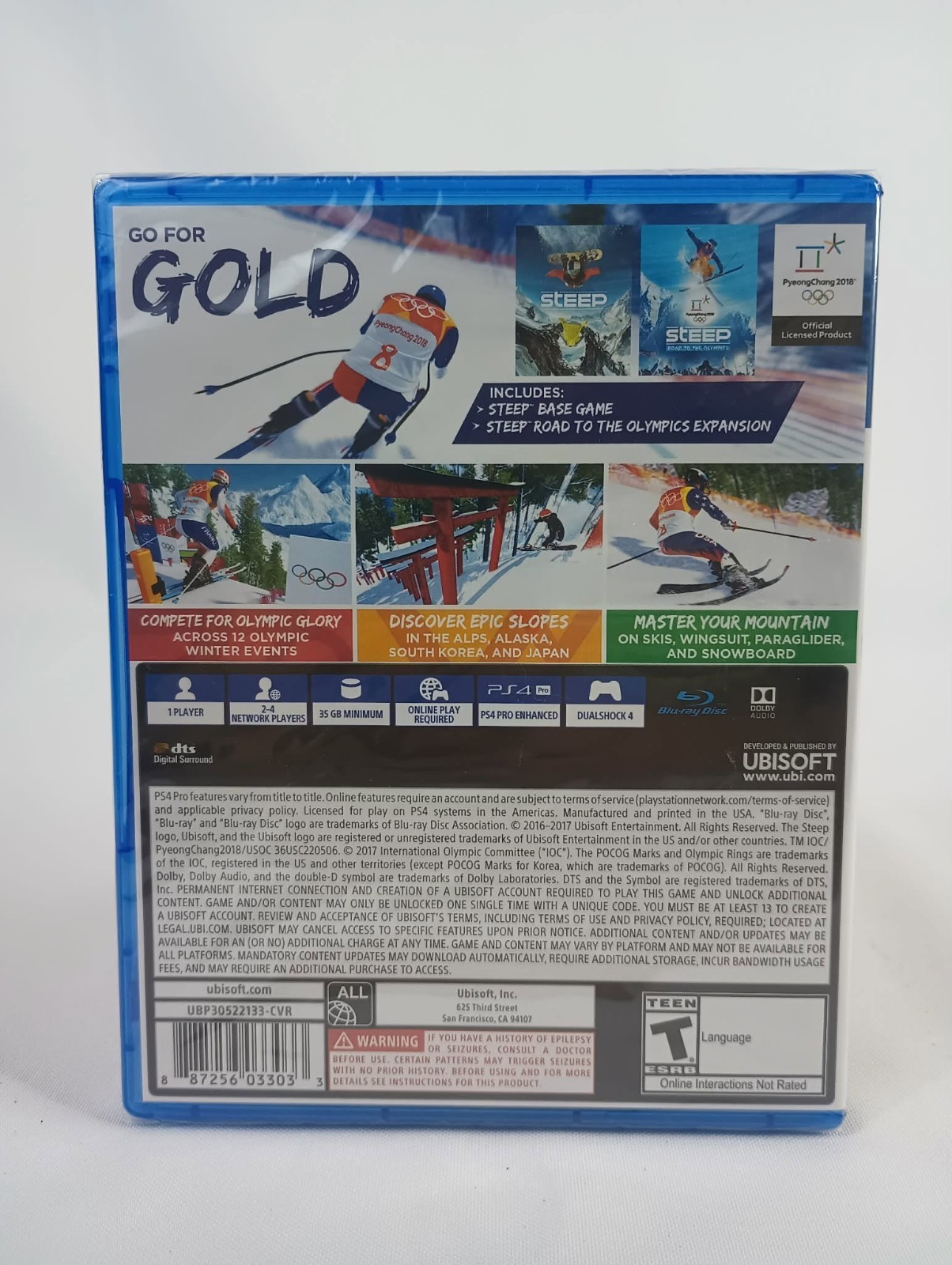 Steep Winter Games Edition PyeongChang 2018 PlayStation 4 NEW Sealed