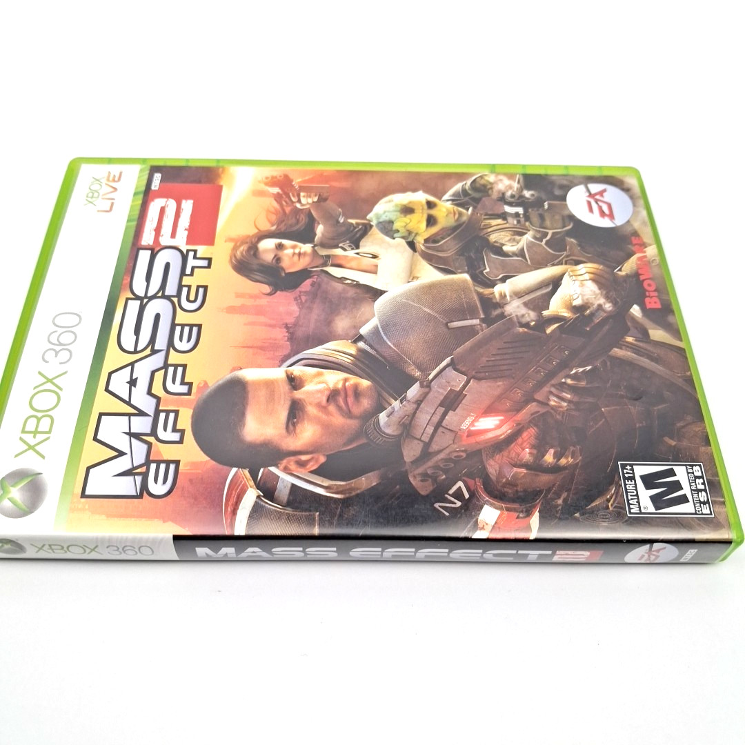 Mass Effect 2 Microsoft Xbox 360 White Label CIB Complete W/ Manual Tested