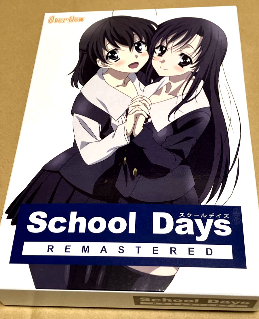 School Days REMASTERED Standard Edition Windows 11 PC DVD-ROM Japan Visual Novel