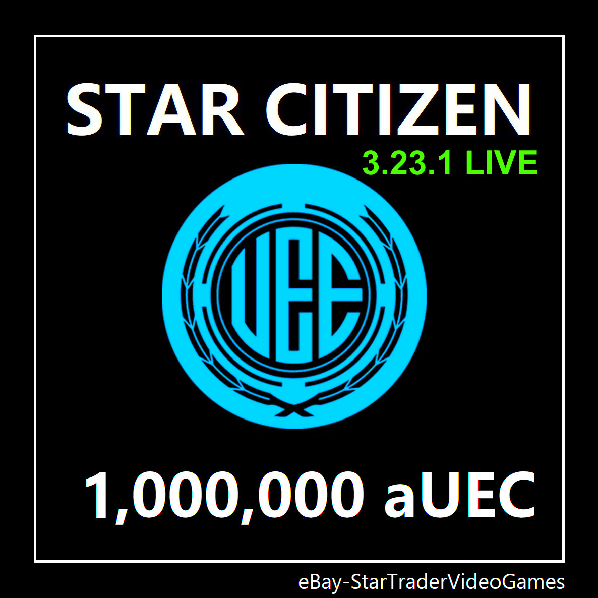 STAR CITIZEN – 1,000,000 aUEC (Alpha UEC) for 3.23.1 LIVE