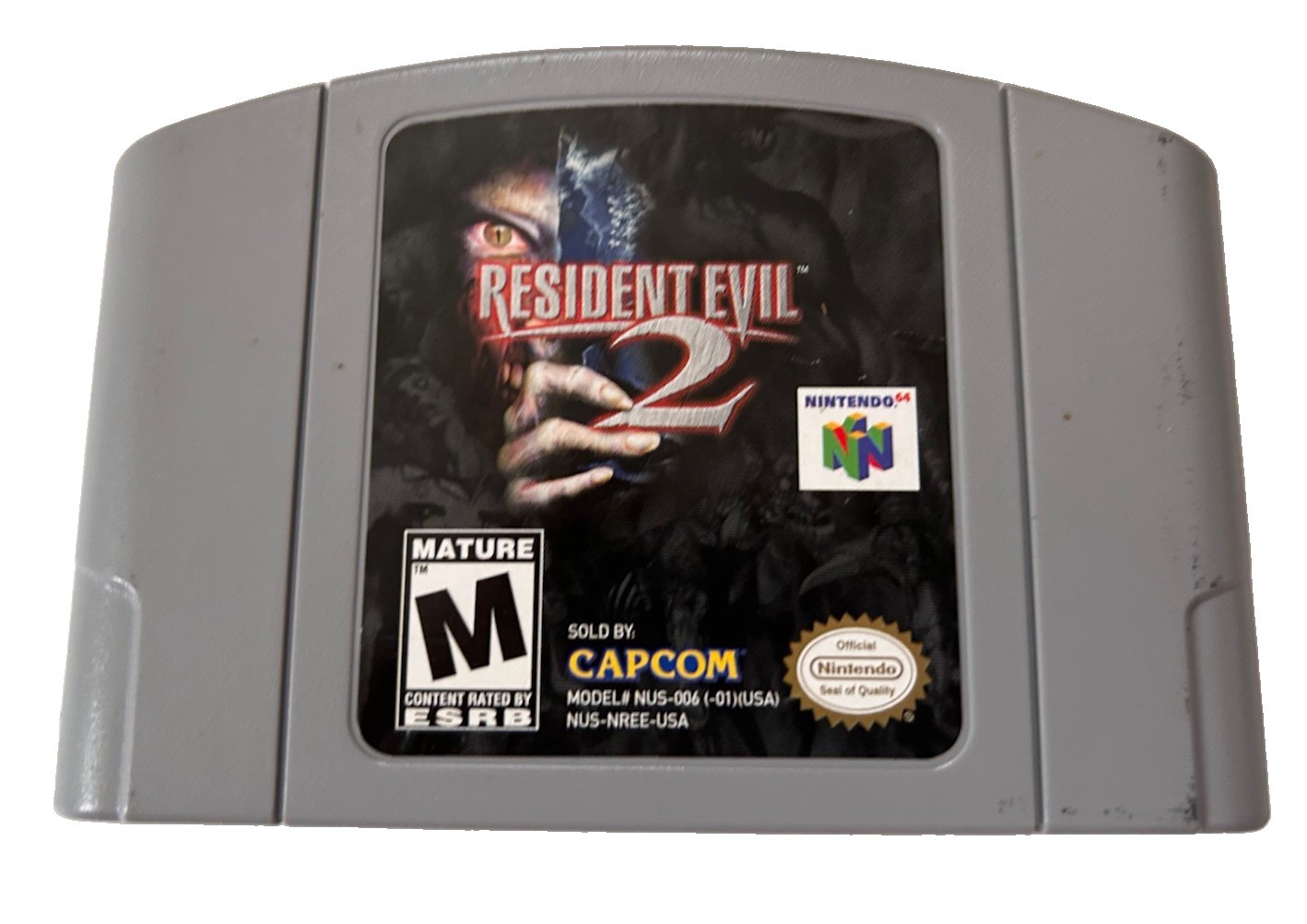 Resident Evil 2 for Nintendo 64 N64 Cartridge, M (Mature) Not Tested