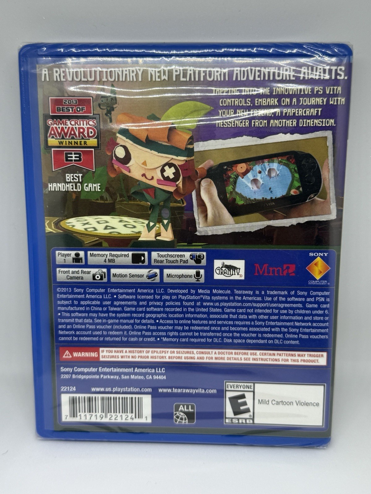 Tearaway (Sony PlayStation Vita, 2013)