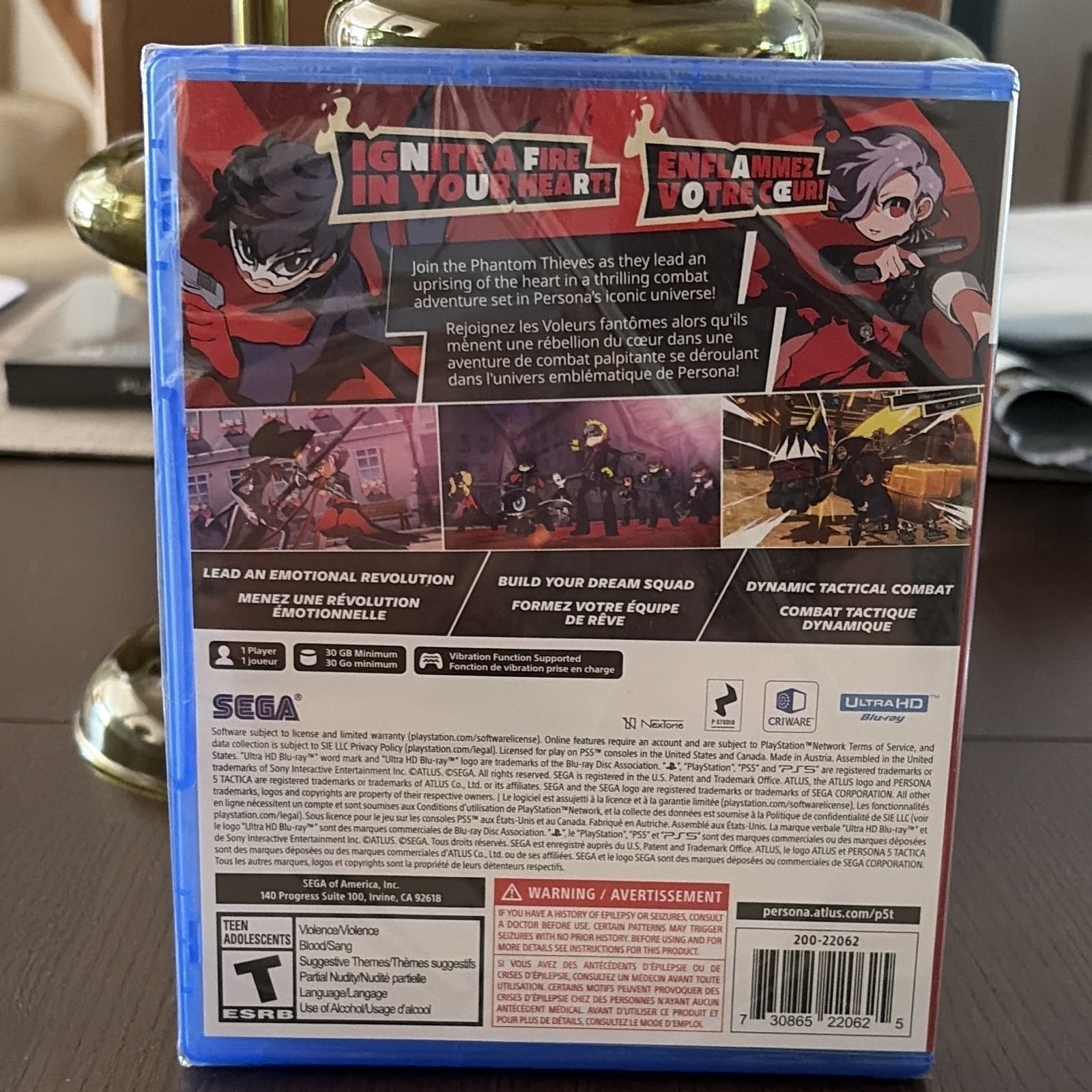 ATLUS SEGA Persona 5 Tactica PS5 Strategy Role Playing T-Teen NTSC-U/C