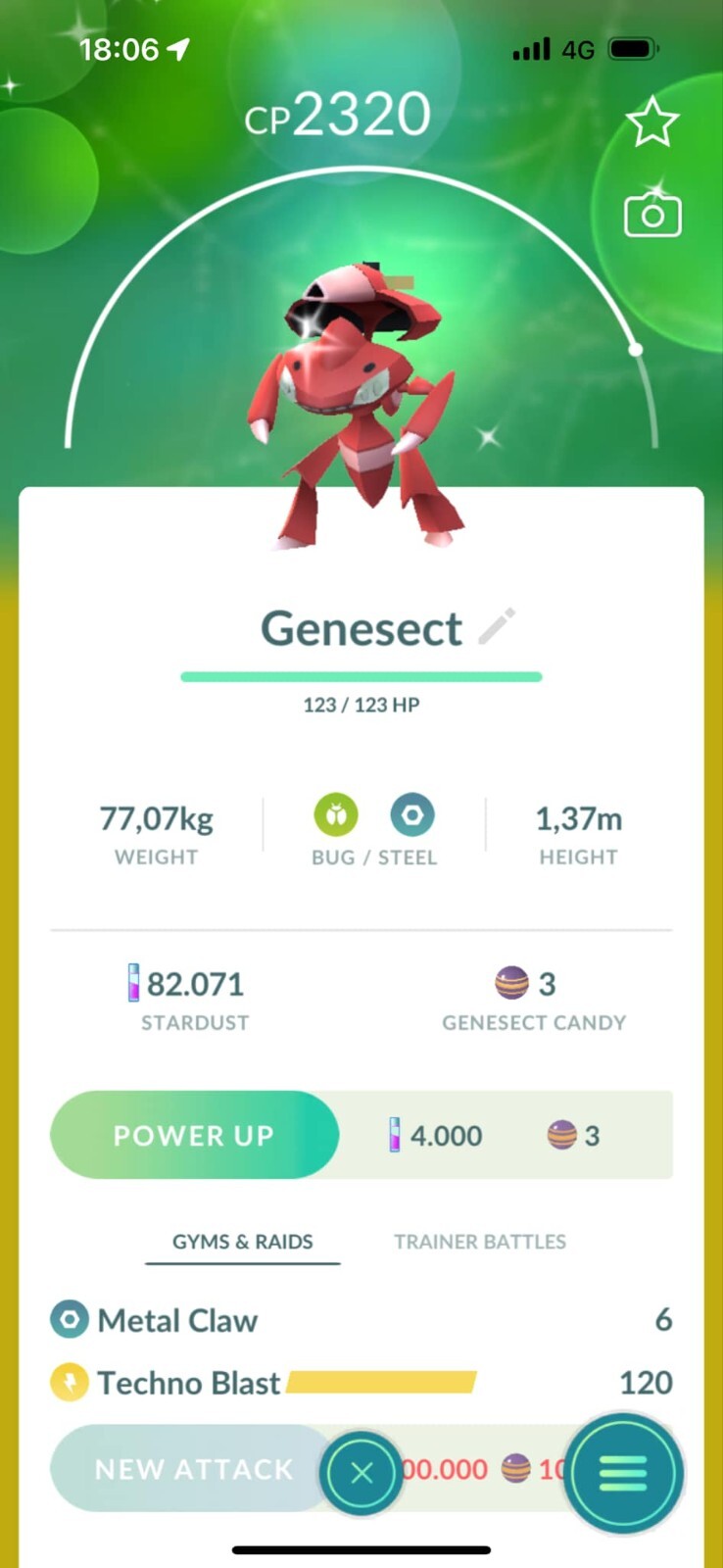 – Shiny Genesect (Shock) – P T C – Can Transfer Pokemon Home
