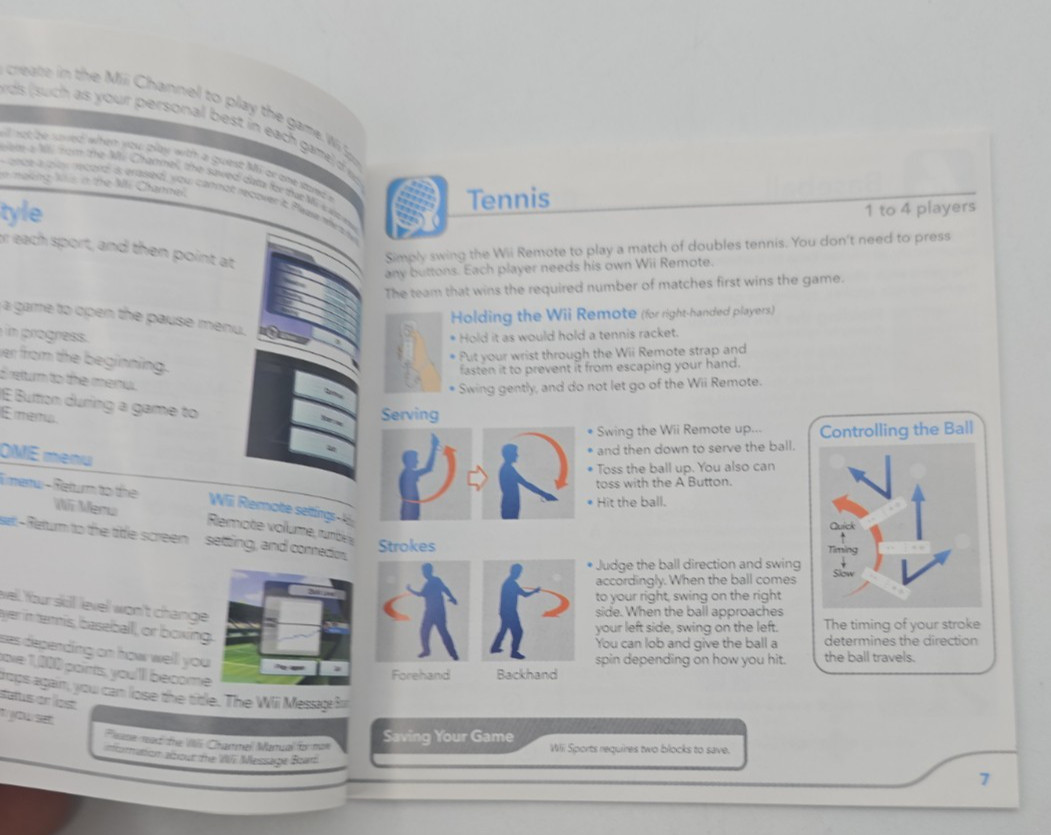 Wii Sports Nintendo Wii Original Sleeve & Manual Only NO GAME INCLUDED