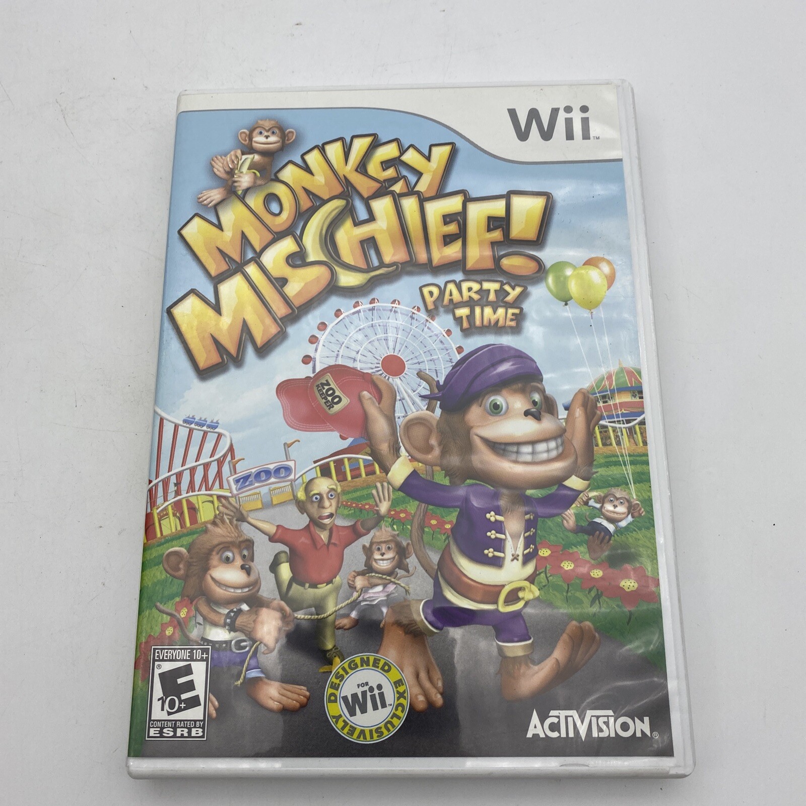 Monkey Mischief Party Time (Nintendo Wii, 2008) Complete