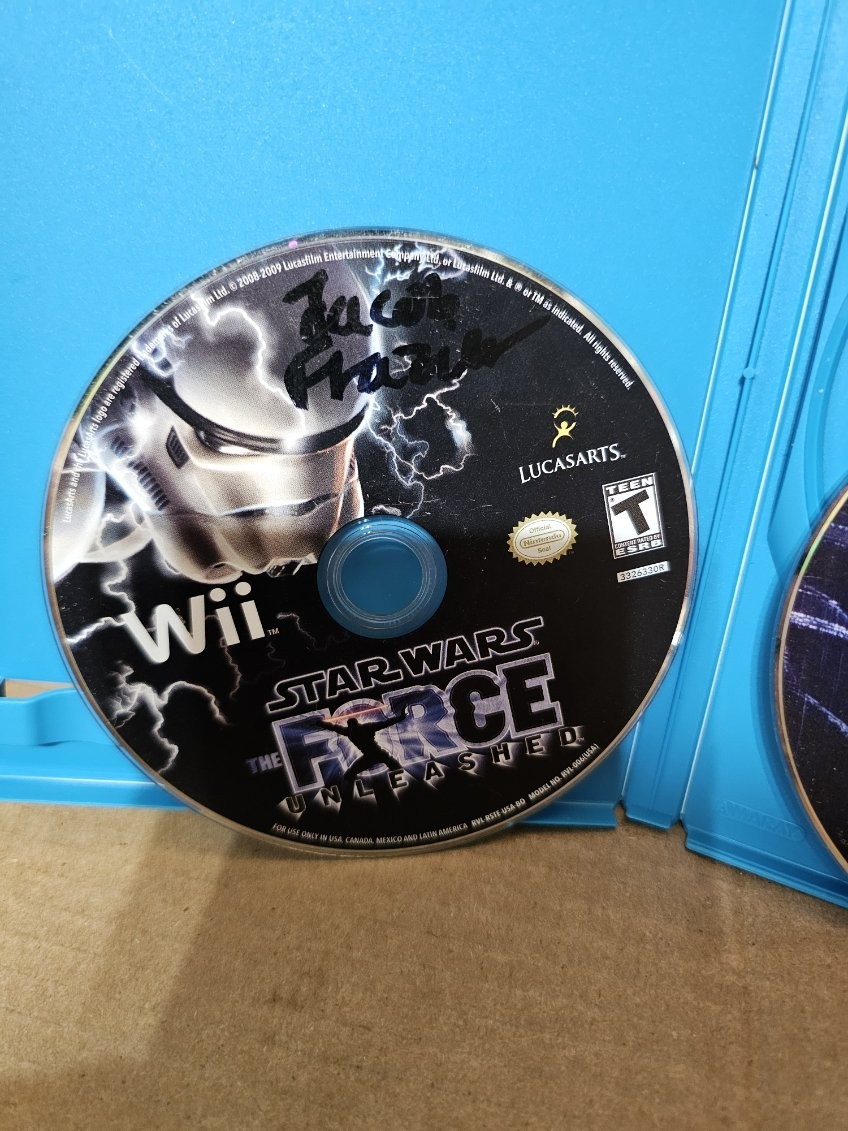 Nintendo Wii Star Wars The Force Unleashed I And II DISCS ONLY UNTESTED