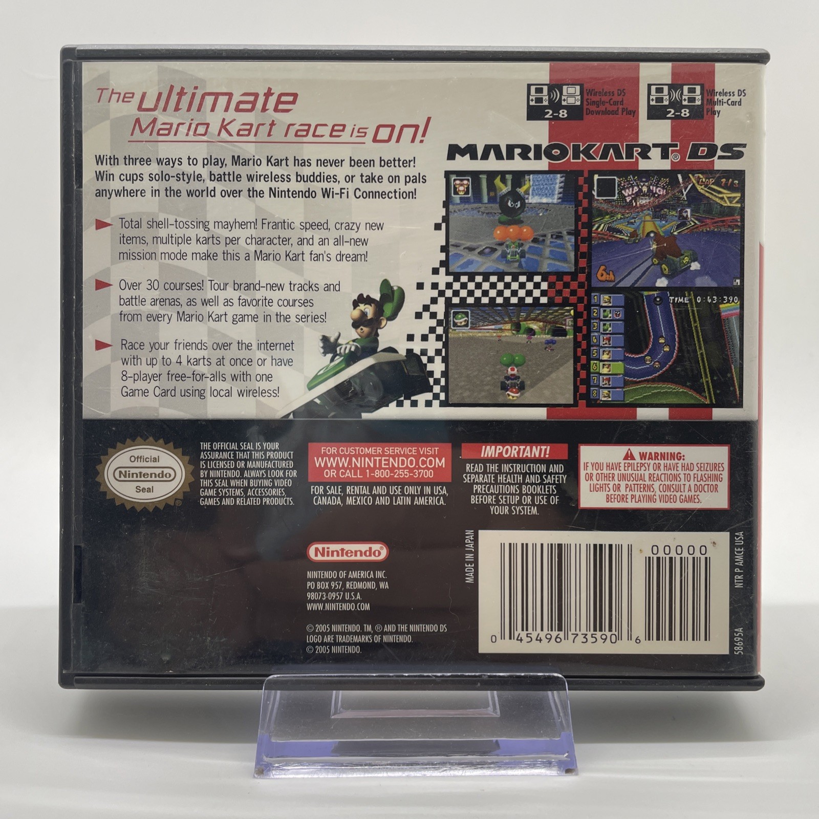 Mario Kart DS (Nintendo DS, 2005) Missing Manual