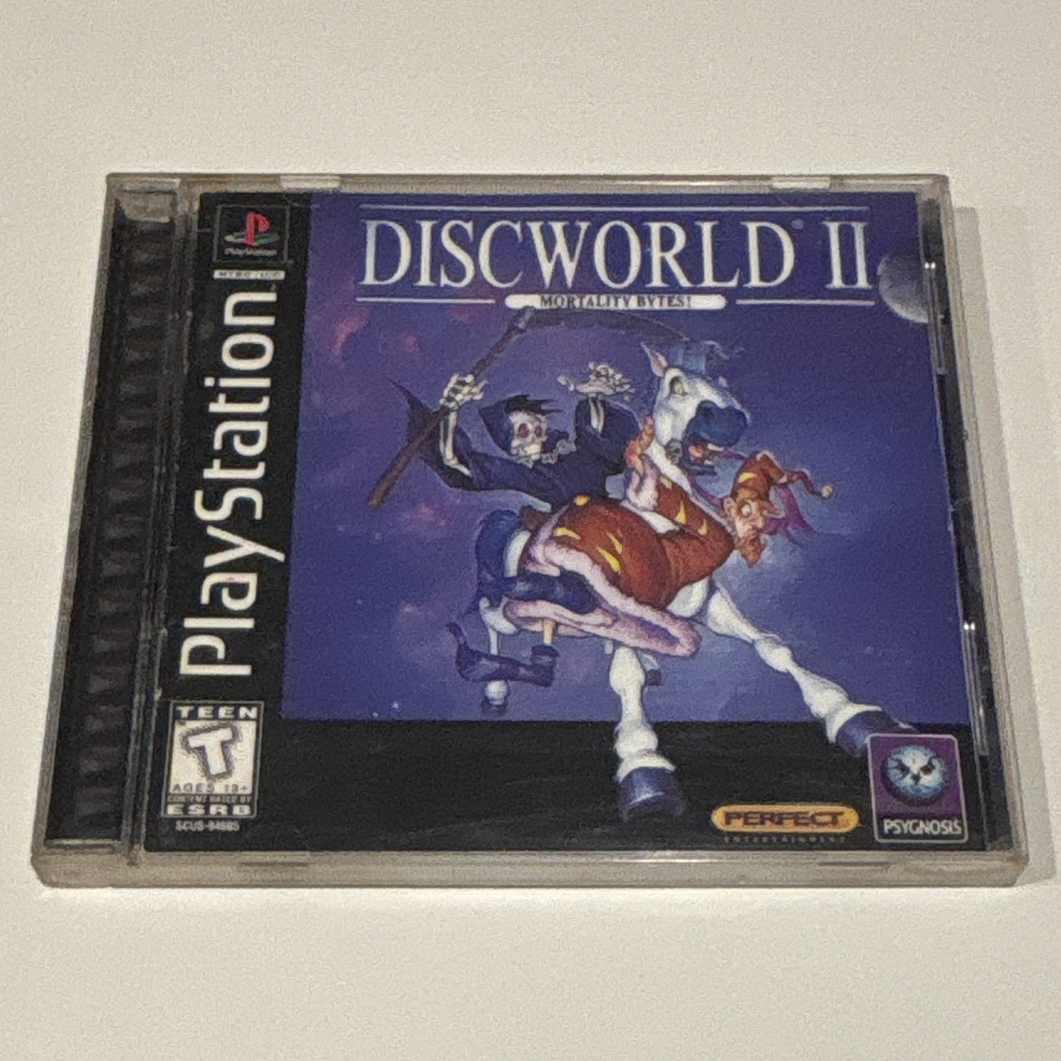 Psygnosis Discworld II: Mortality Bytes! (Sony PlayStation 1 PS1) NTSC-U/C