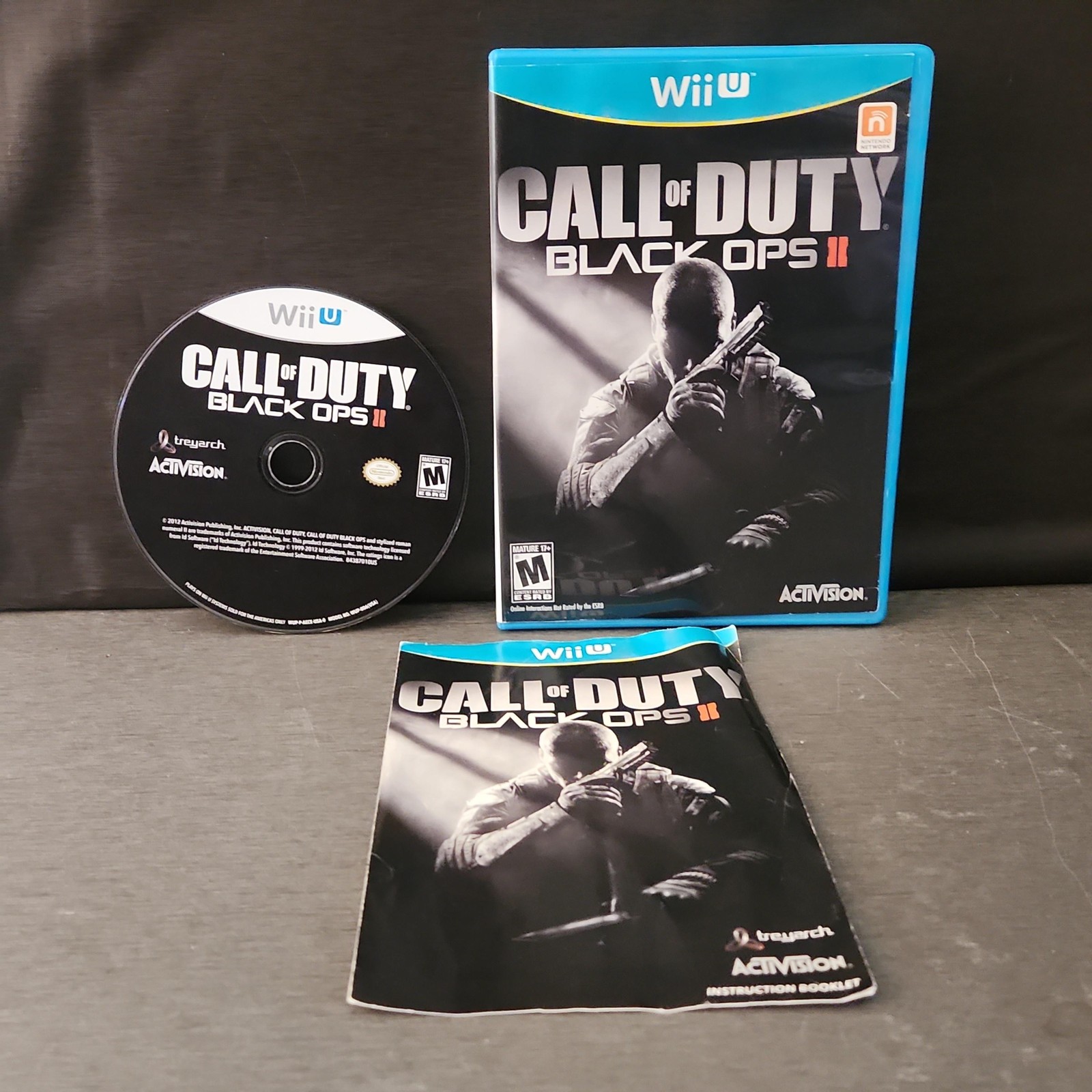 Call Of Duty Black Ops II Nintendo Wii U Game CIB 2
