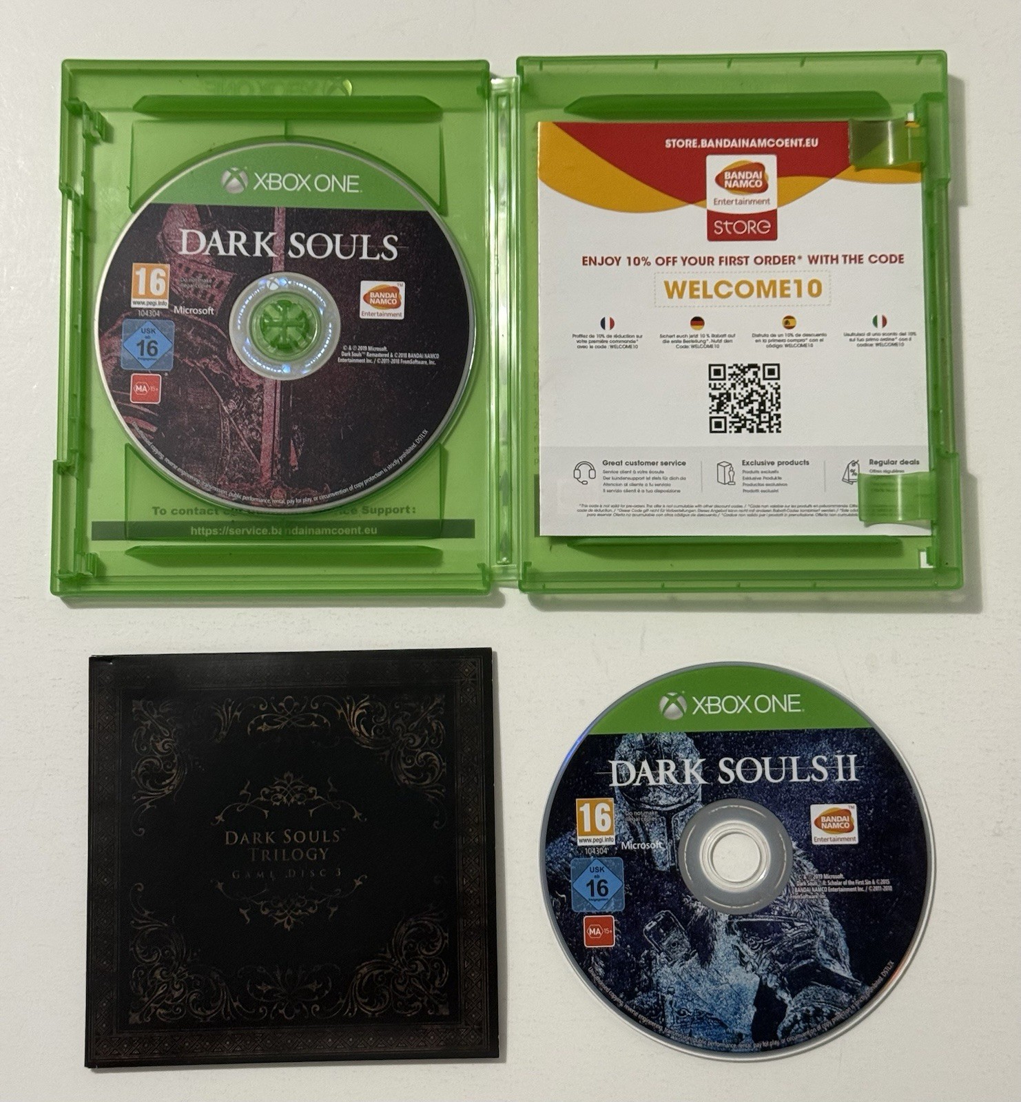 Dark Souls Trilogy – Microsoft XBOX One *Missing Disc 3*