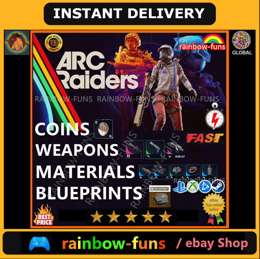 🔥ARC RAIDERS BLUEPRINTS⭐WEAPONS🔥Keys🔥Crafting Materials🔥Coins Virtual Item🚀