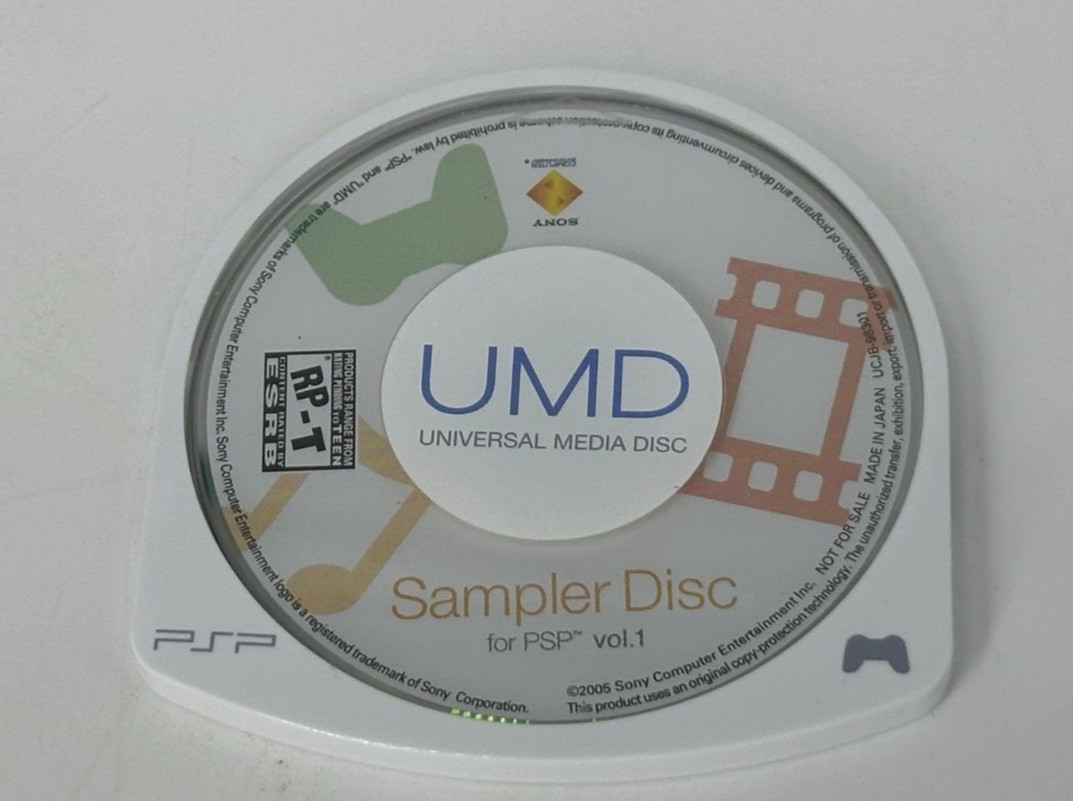 Sampler Disc Vol 1 (PSP PlayStation Portable) UMD Disc + Intec Game Storage Case