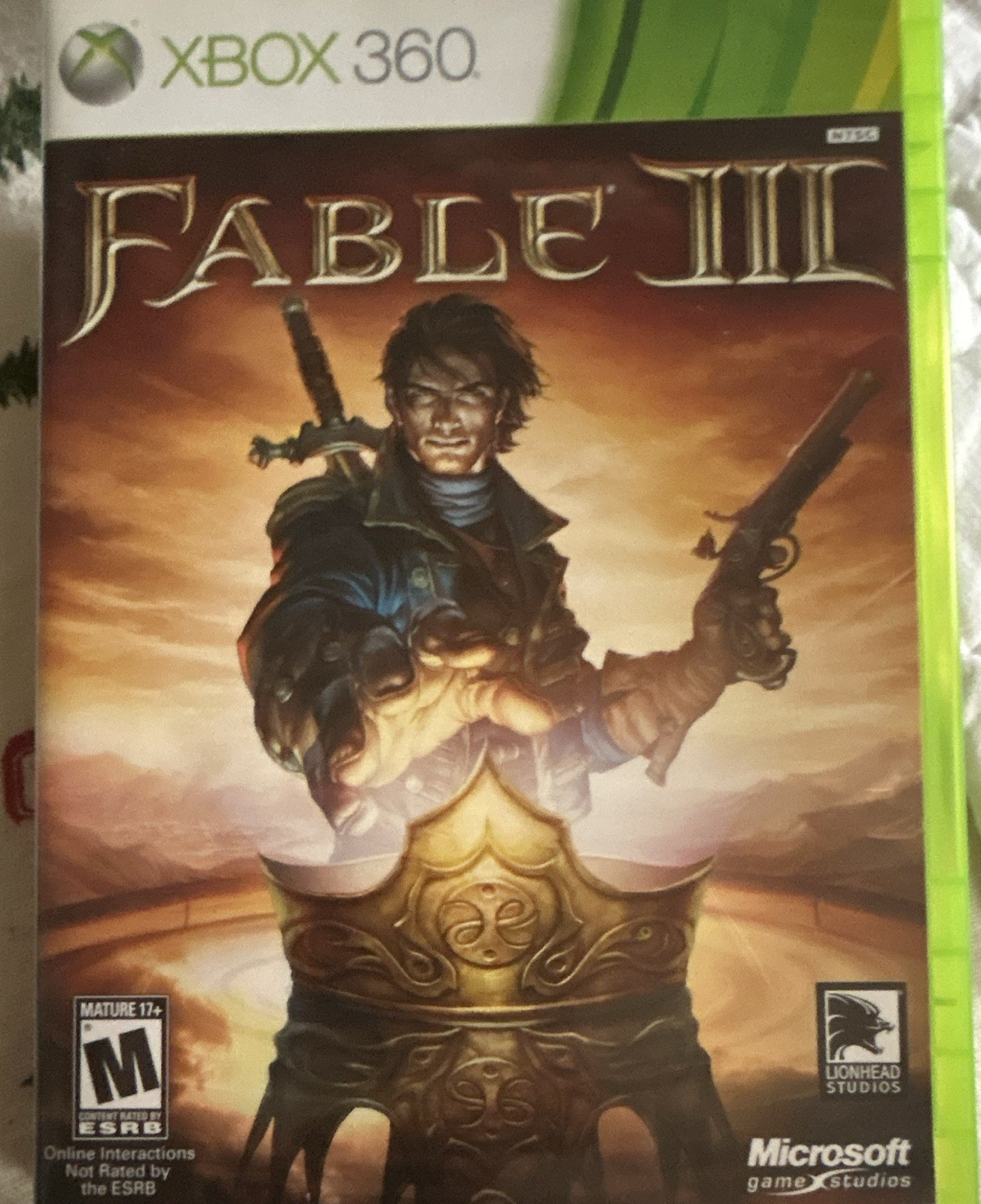 Microsoft Game Studios Fable III Xbox 360 Manual RPG M