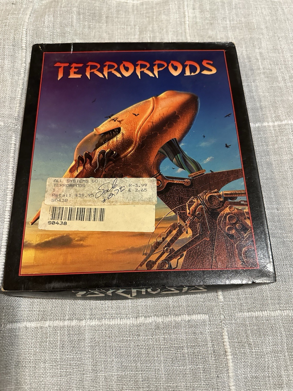 Terrorpods Atari ST Game 2 Disks Manual Box Psygnosis 1987
