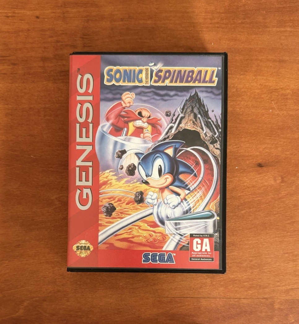 Sonic The Hedgehog Spinball (Sega Genesis) CIB Complete & Tested – Ships Fast