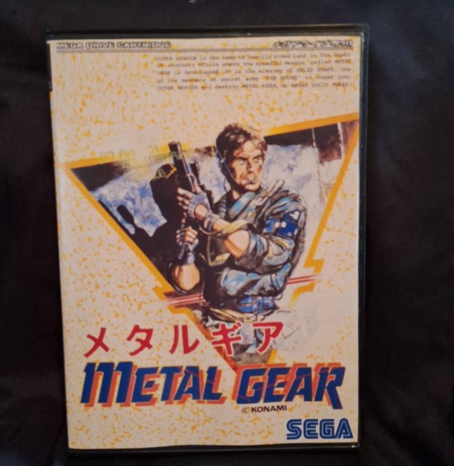 Sega Mega Drive, METAL GEAR SOLID, japanese cart/English
