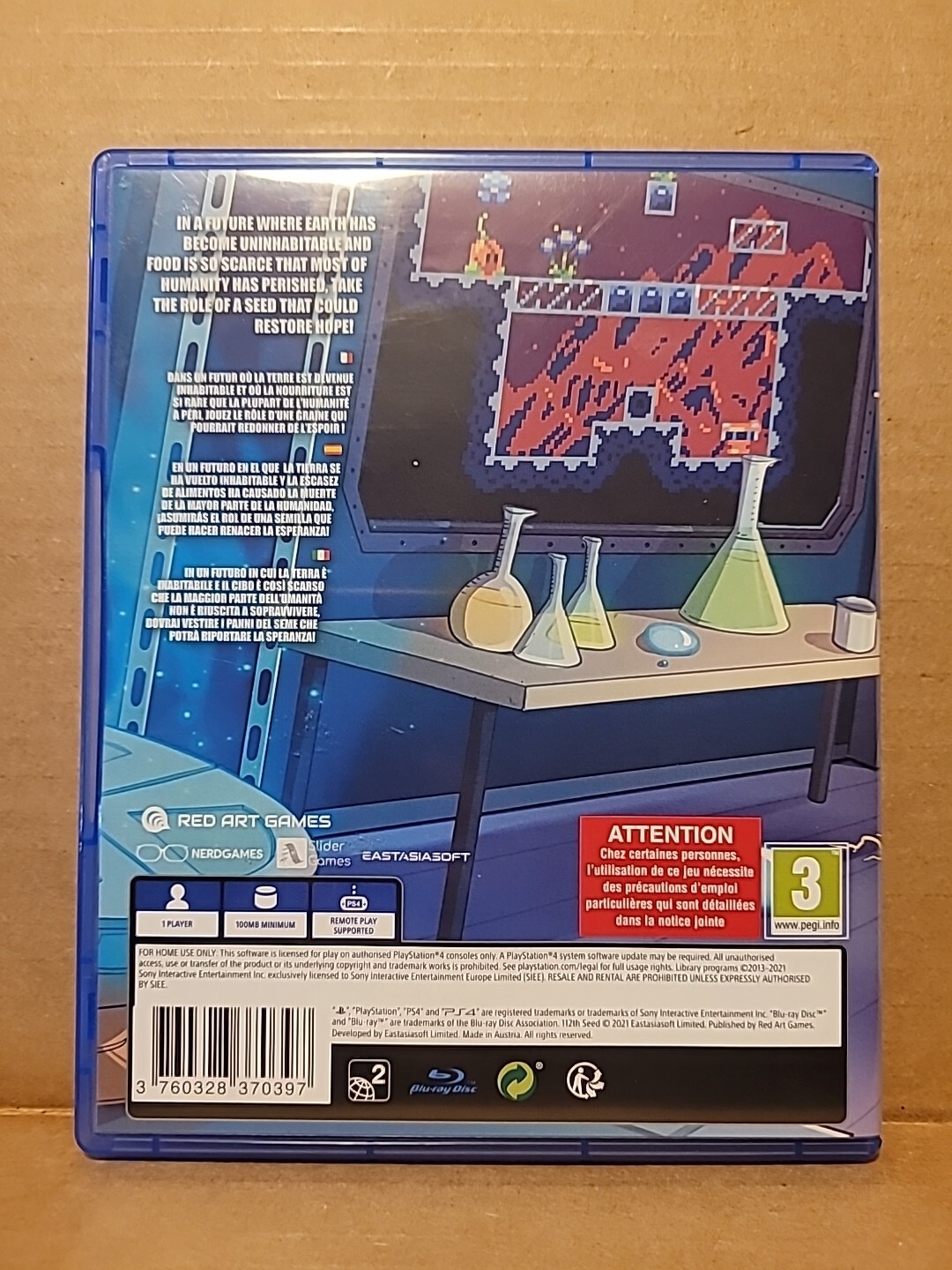 112TH SEED – Red Art Games – PS4 Game – Used – TESTED