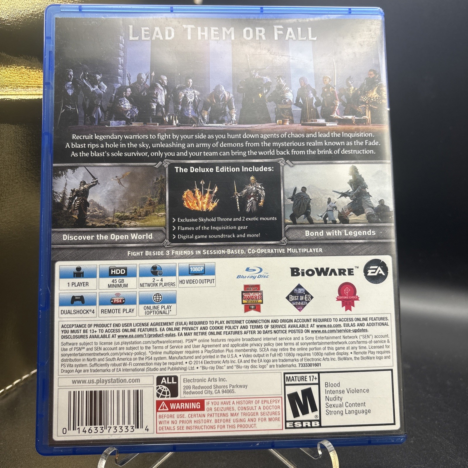 Dragon Age: Inquisition, Deluxe Edition **ZERO SCRATCHES/FAST SHIPPING**