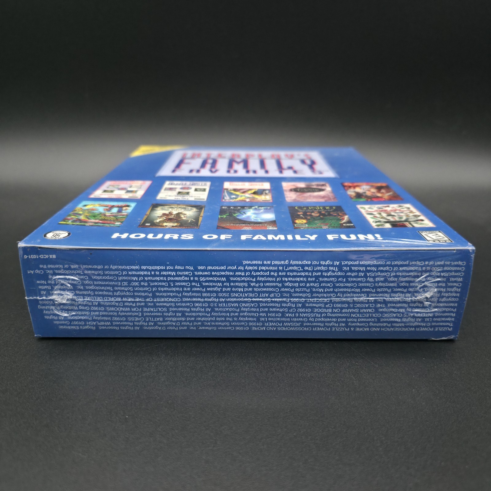 Interplay’s Family Favorites: Hours of Family Fun!, 1998, Big Box, New & Sealed