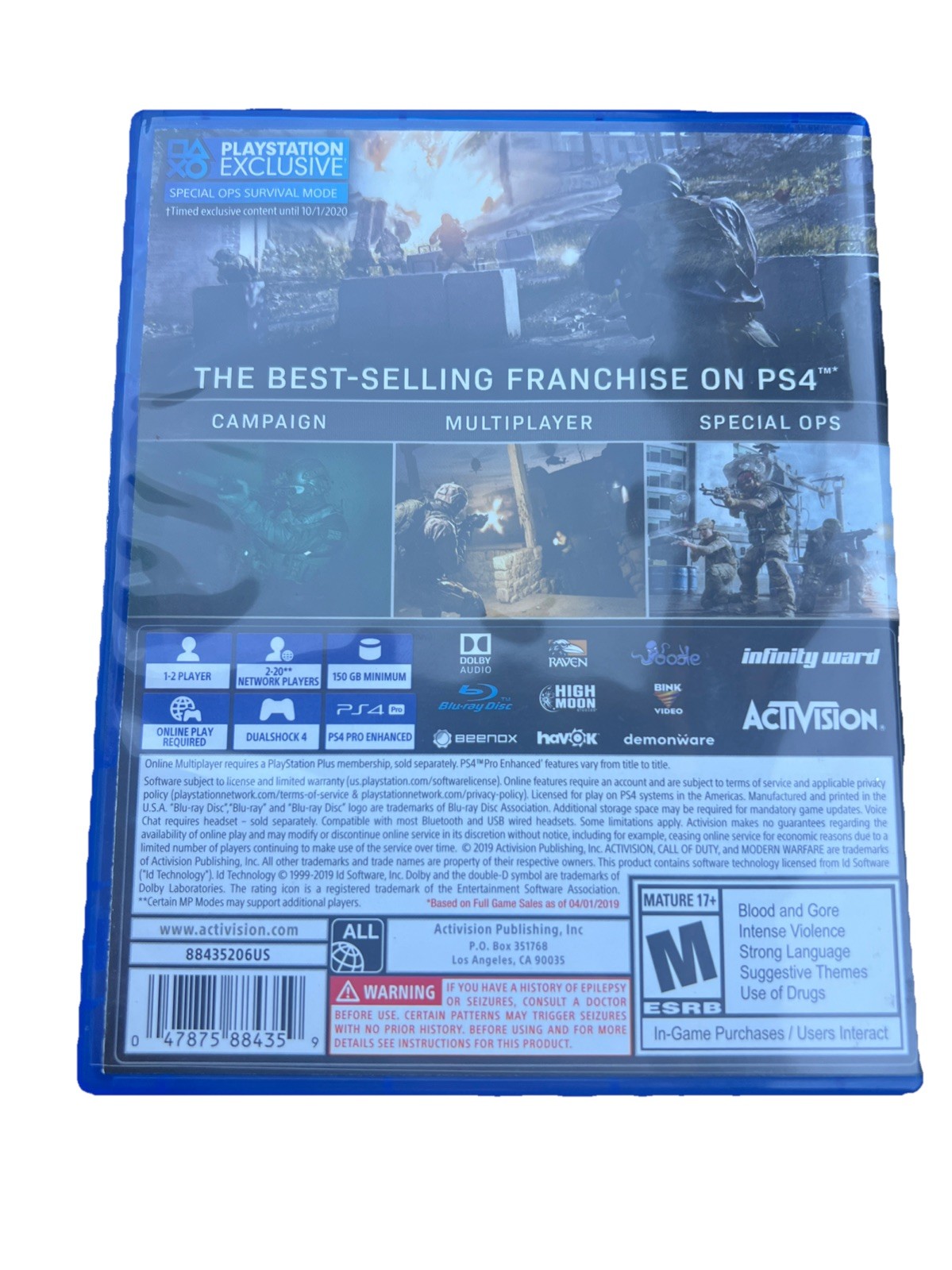 Call of Duty: Modern Warfare – Sony PlayStation 4