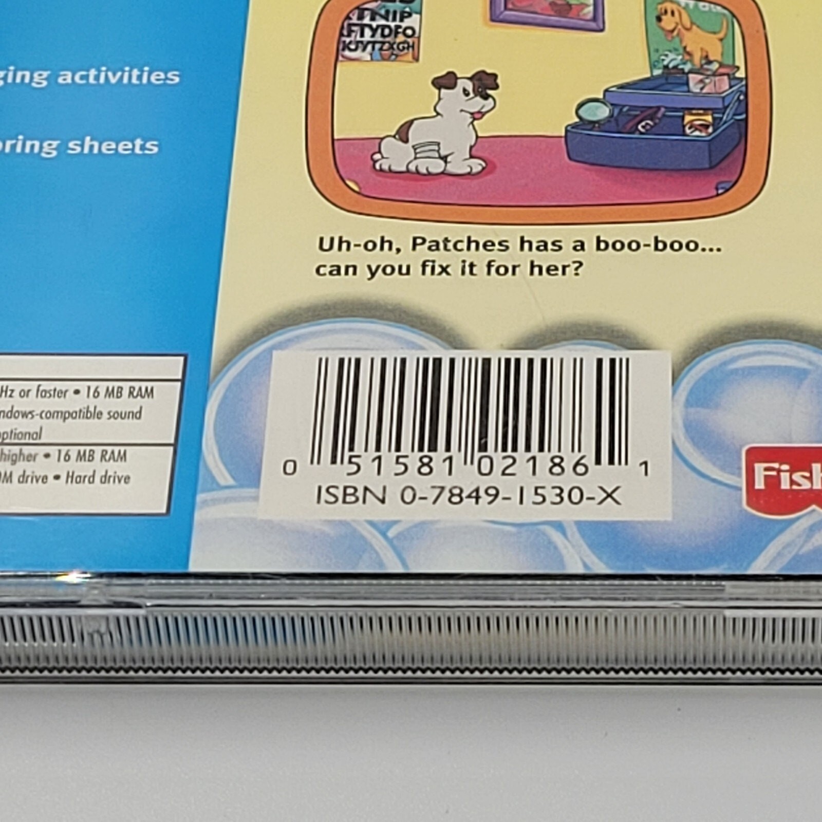 Fisher Price Time to Play Pet Shop Win 95 98 POWER Mac PC VIDEO GAME AGES 4-7