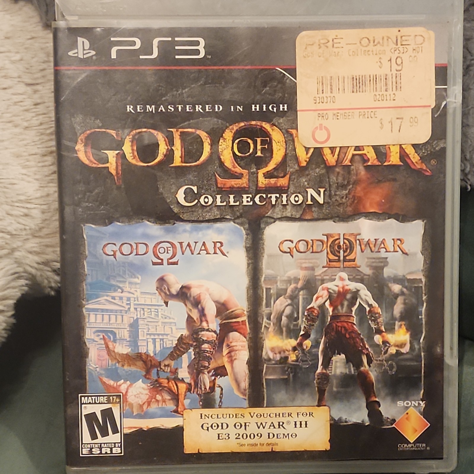 God Of War Collections Cib Mint Condition Book Never Open Till Now Gently