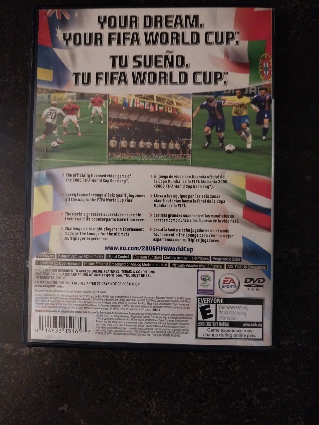 2006 FIFA World Cup (Sony PlayStation 2, 2006) Complete With Manual