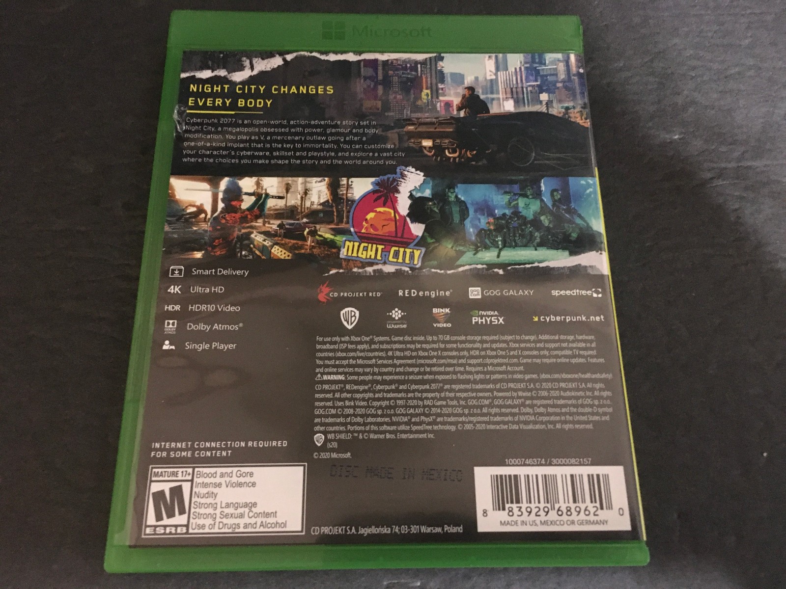 Cyberpunk 2077 XBox One