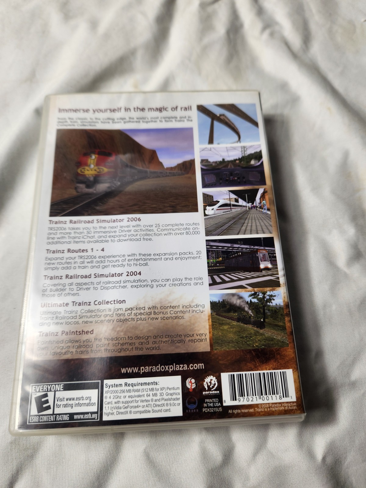 Trainz: The Complete Collection 3 Disc Set PC DVD Paradox Interactive