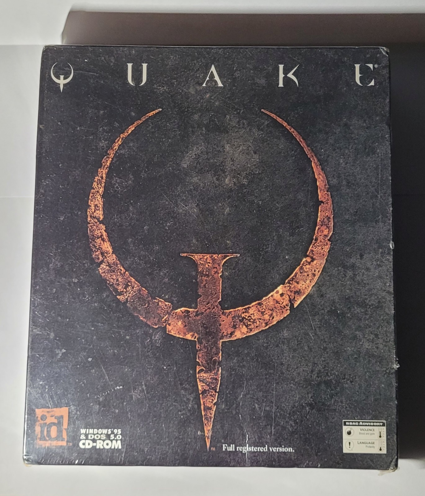 QUAKE PC Game Big Box 1997 Factory Sealed Vintage Windows 95 DOS id Software