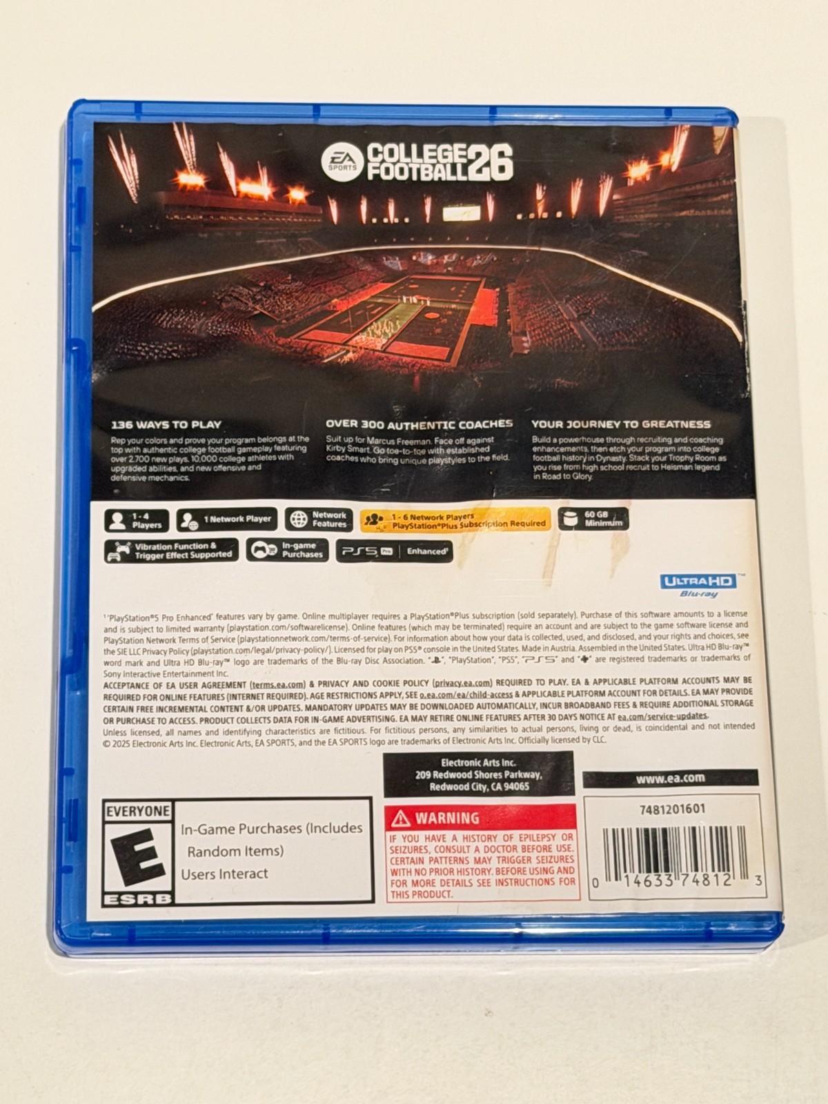 College Football 26 – Sony PlayStation 5 PS5