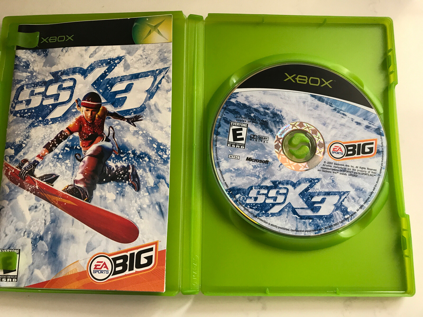 Xbox- Lot Of 4 Sega GT 2002/JSRF – SSX3 – Amped 2- Project Gotham Racing Preown