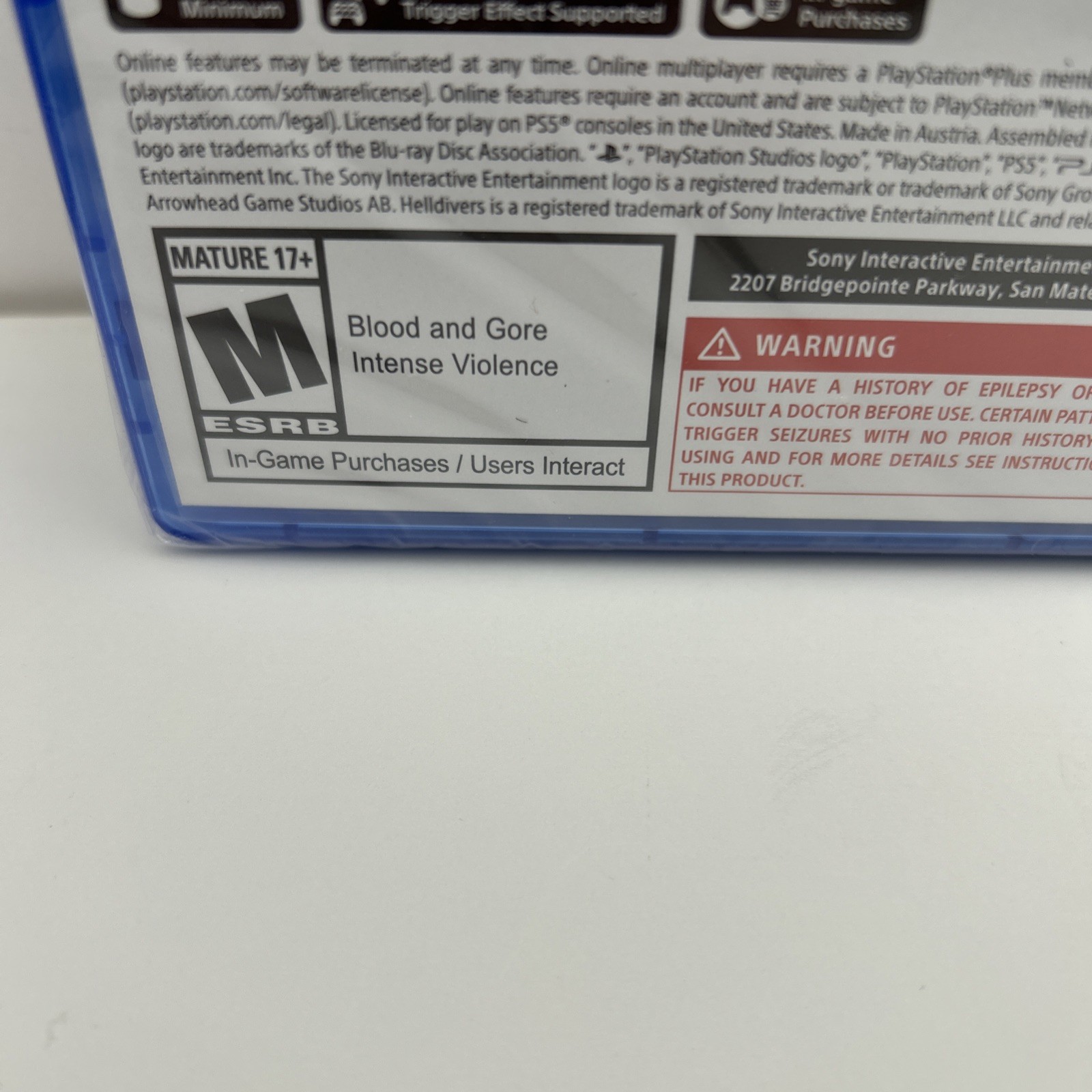 Helldivers 2 – Sony PlayStation 5 Brand New sealed *Loose disc*