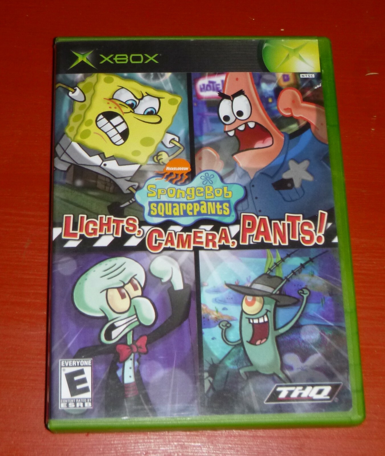 SpongeBob SquarePants Lights, Camera, Pants (Microsoft Xbox, 2005)-Complete