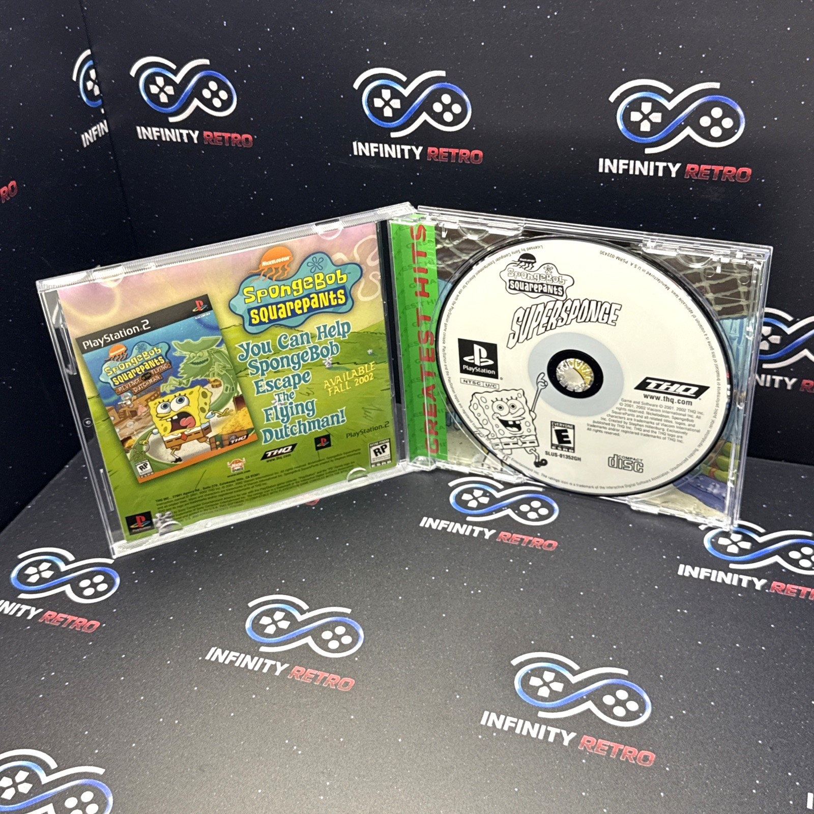 SpongeBob SquarePants: SuperSponge Sony Playstation PS1 CIB Refurbished & Tested