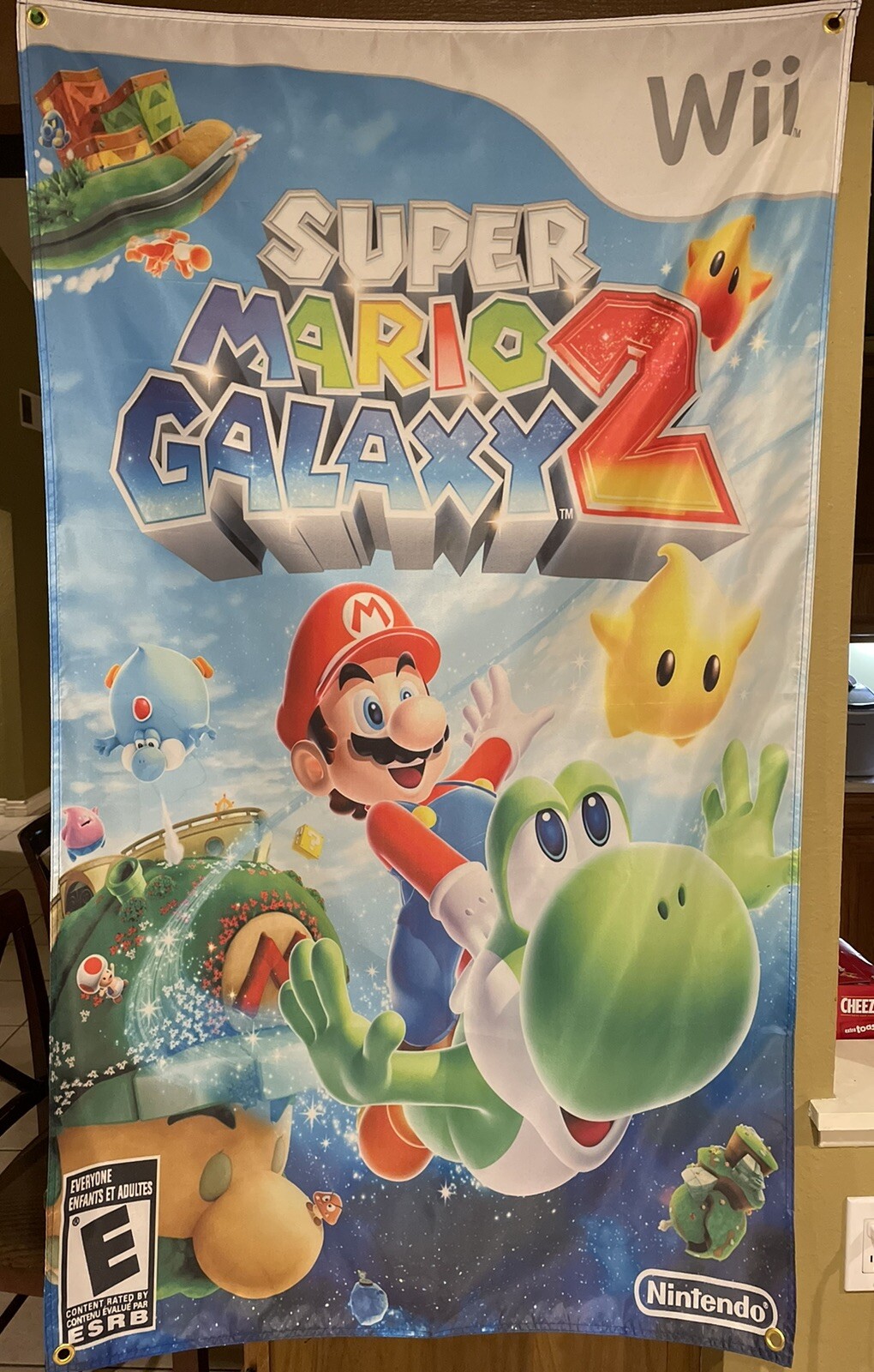 Super Mario Galaxy 2 5ft Flag Banner Nintendo Wii 2010