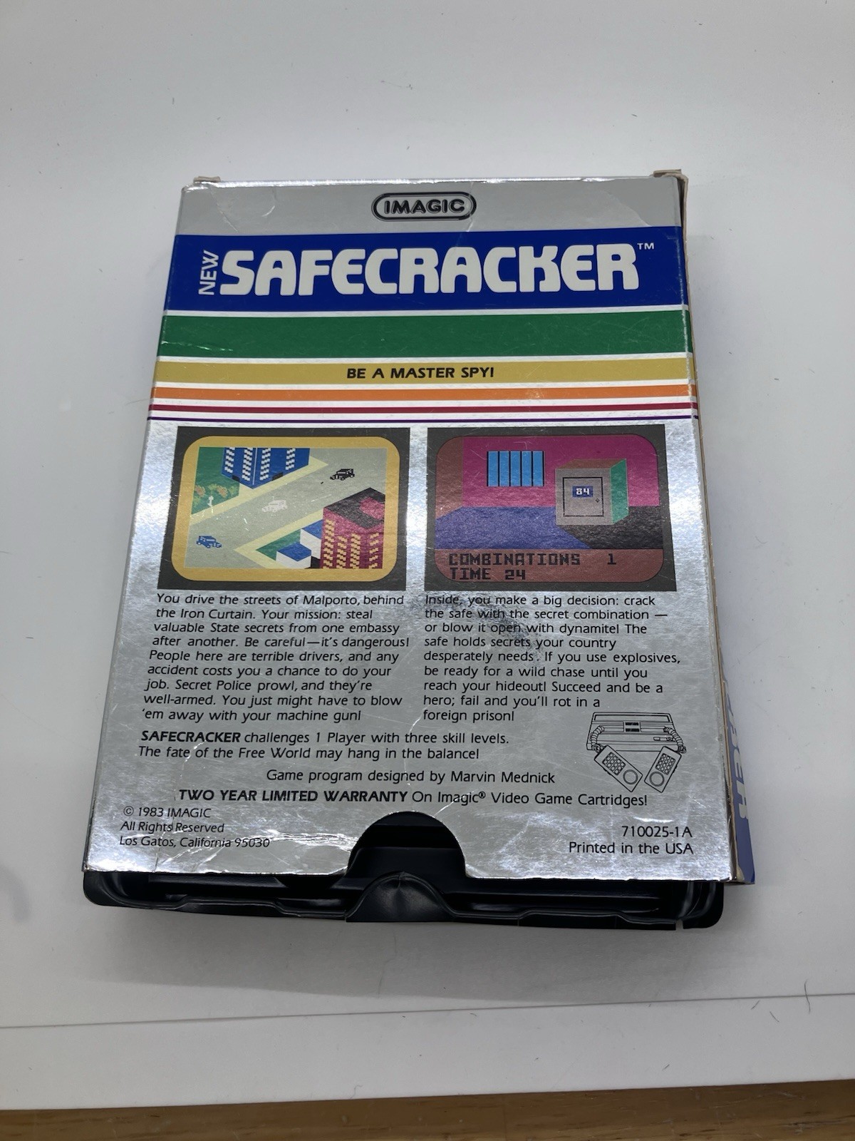Intellivision Imagic SafeCracker Safe Cracker Complete CIB Tested Working!!