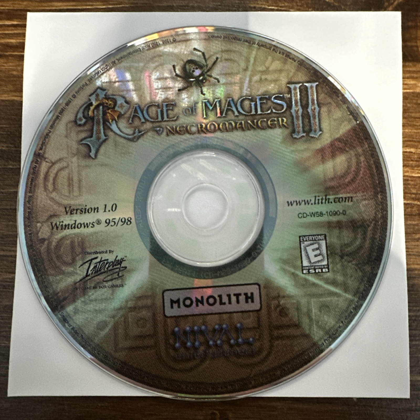 Rage of Mages II: Necromancer – (PC 1998 Monolith) – DISC ONLY