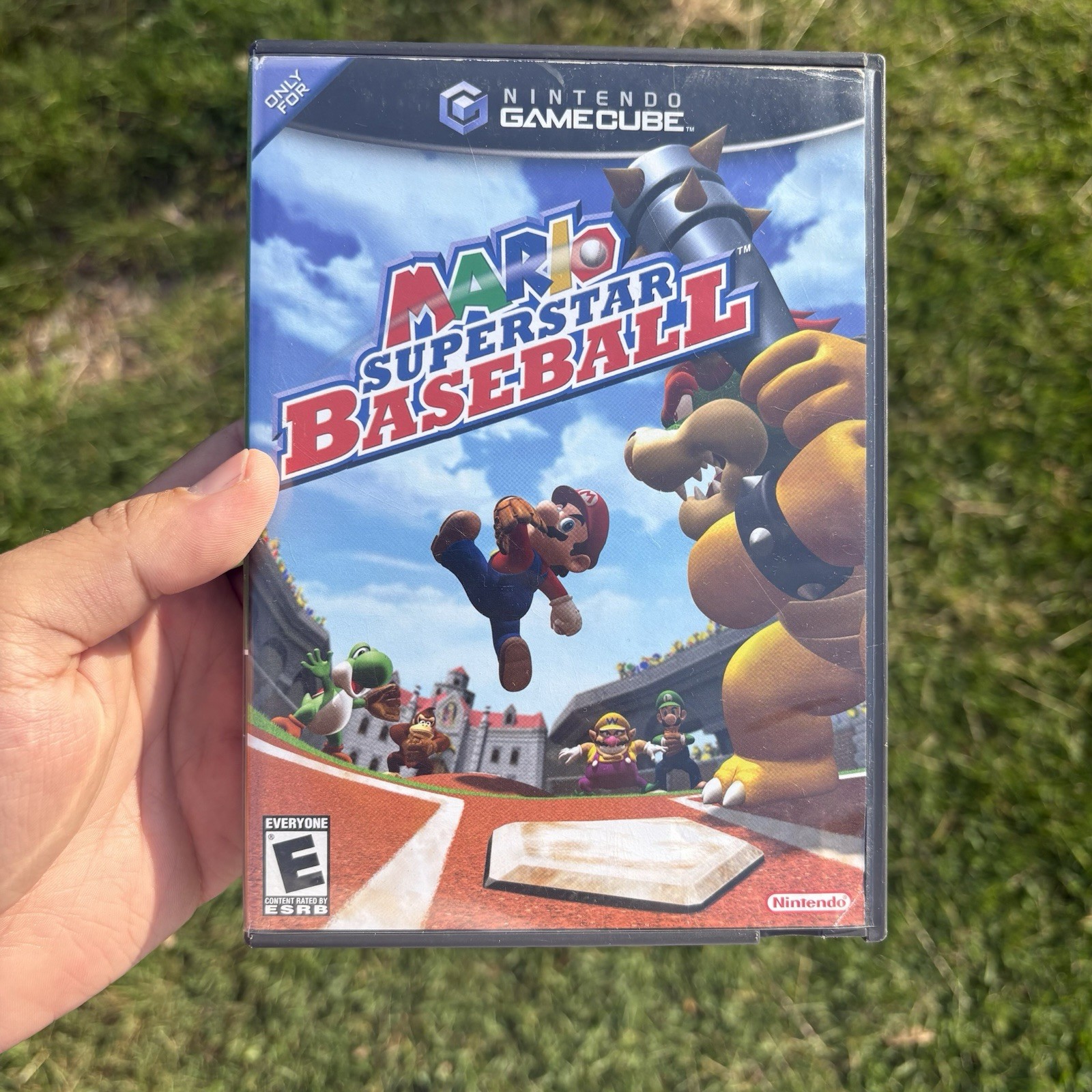 Mario Superstar Baseball (Nintendo GameCube, 2005) Complete Tested Read!!