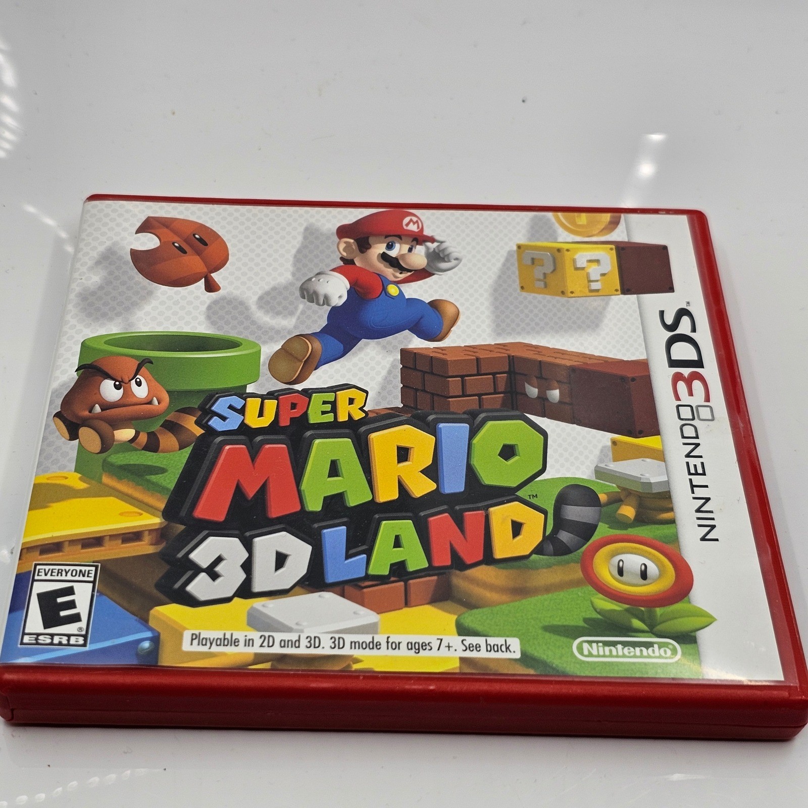Super Mario 3D Land Nintendo 3DS Game Physical Cartridge Case LNA-CTR-AREE-USA