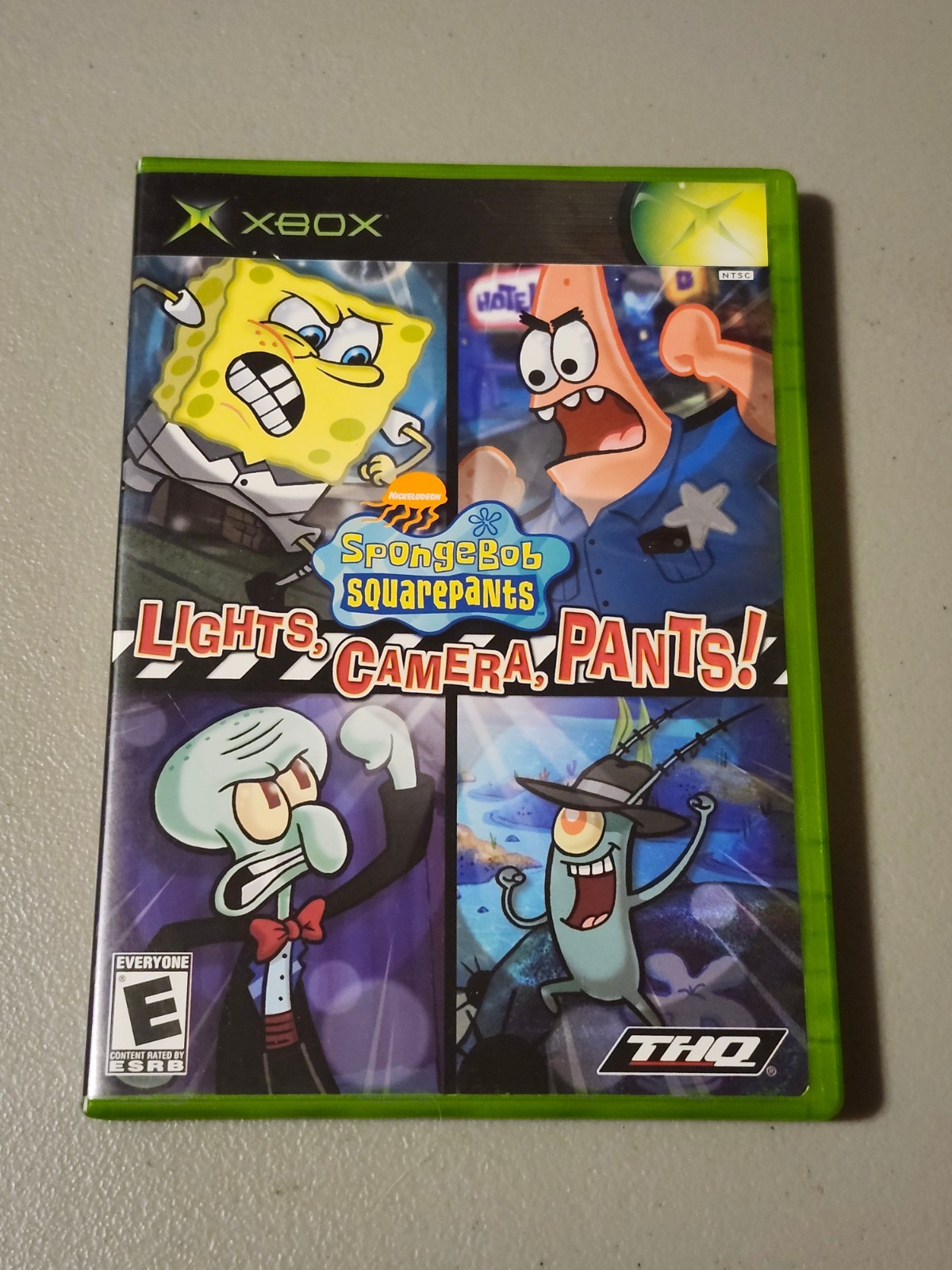 SpongeBob SquarePants: Lights, Camera, Pants (Microsoft Xbox, 2005) CIB