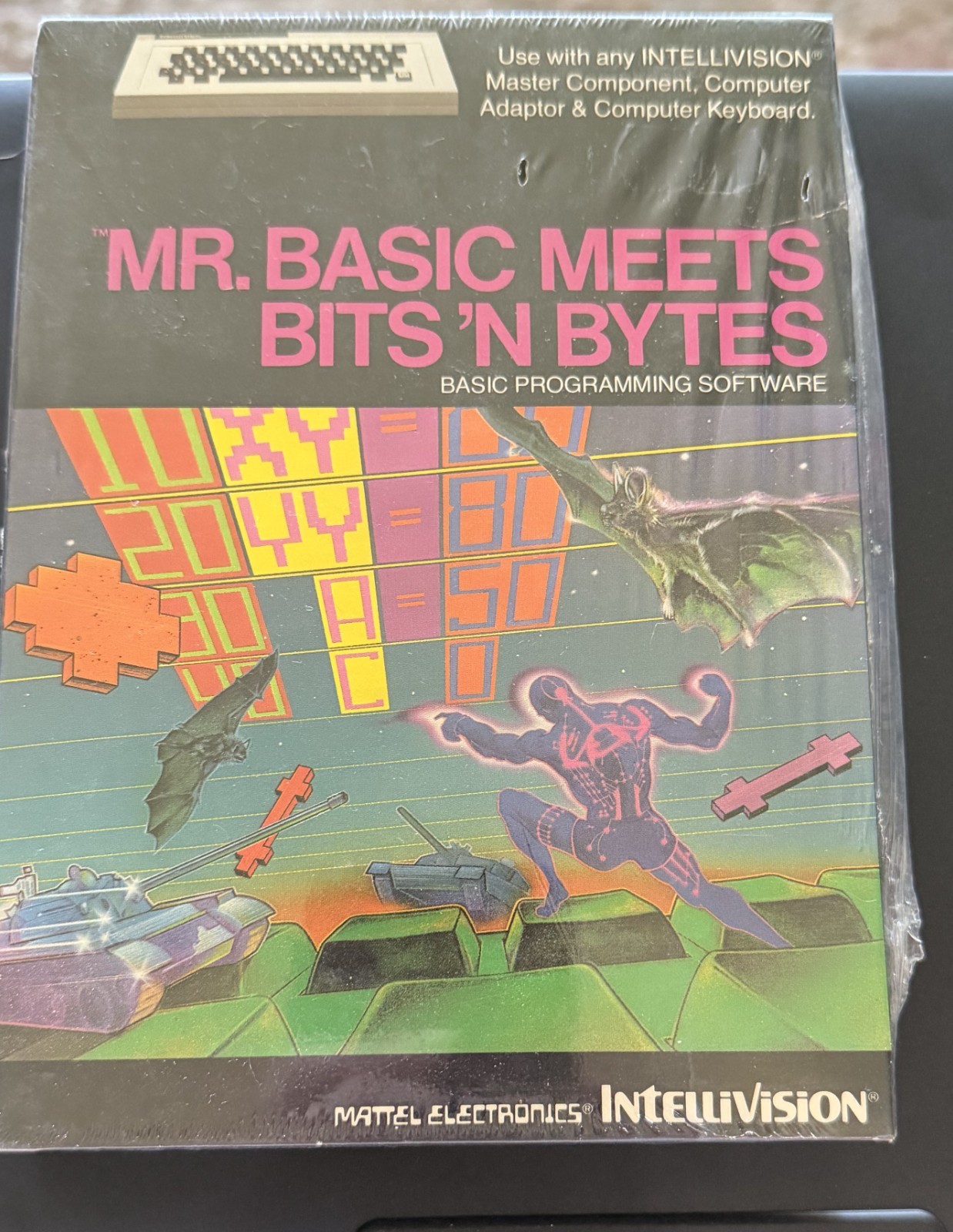 Mr. Basic Meets Bits ‘N Bytes (Intellivision, 1983) In packaging
