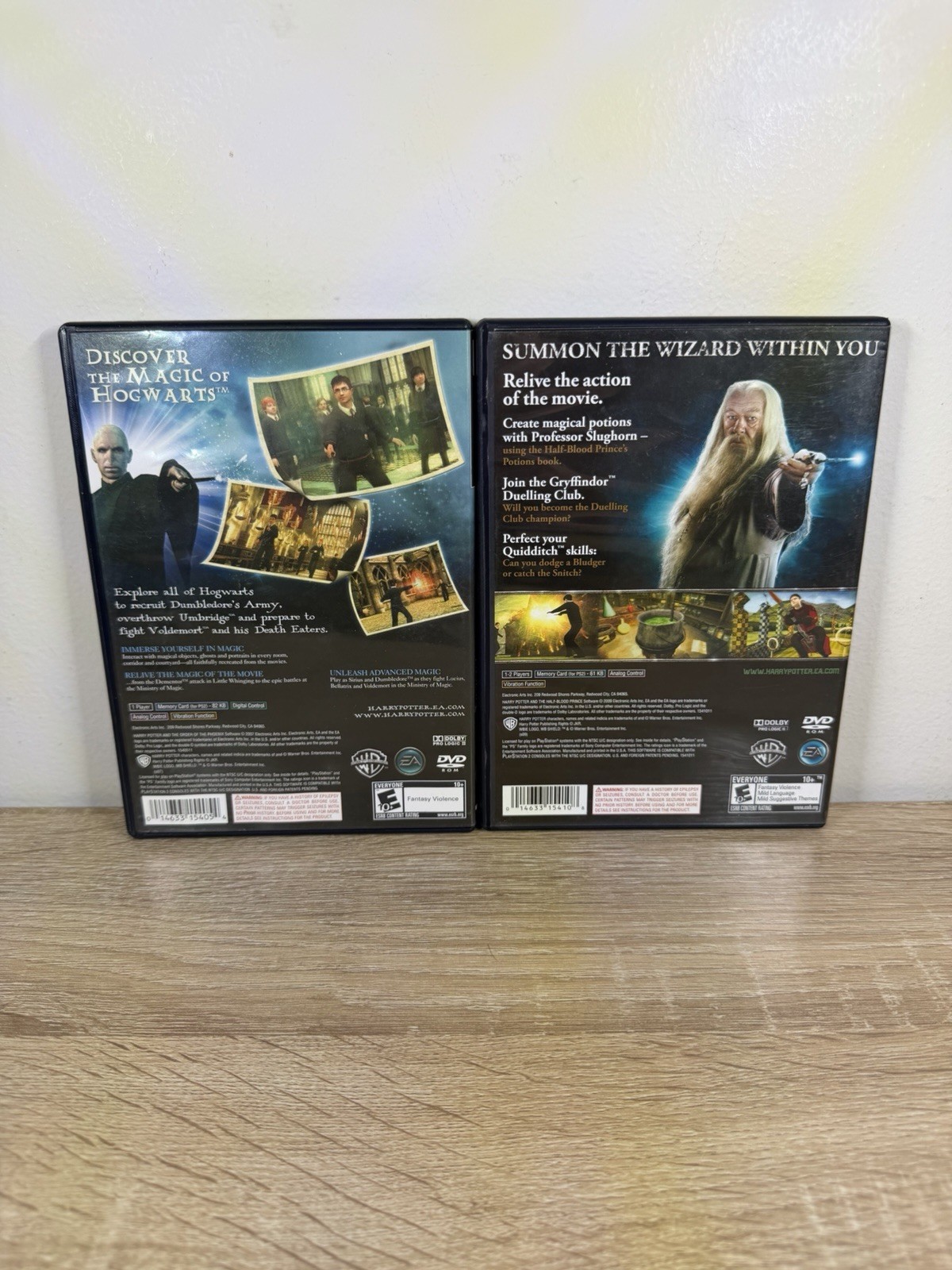 Harry Potter Order of the Phoenix & Half Blood Prince (PlayStation 2) CIB Tested