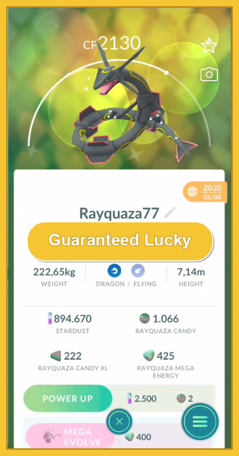 ✨Pokémon ✨ Shiny Rayquaza ✨ Guaranteed Lucky Trade✨Instant Deliver ✨
