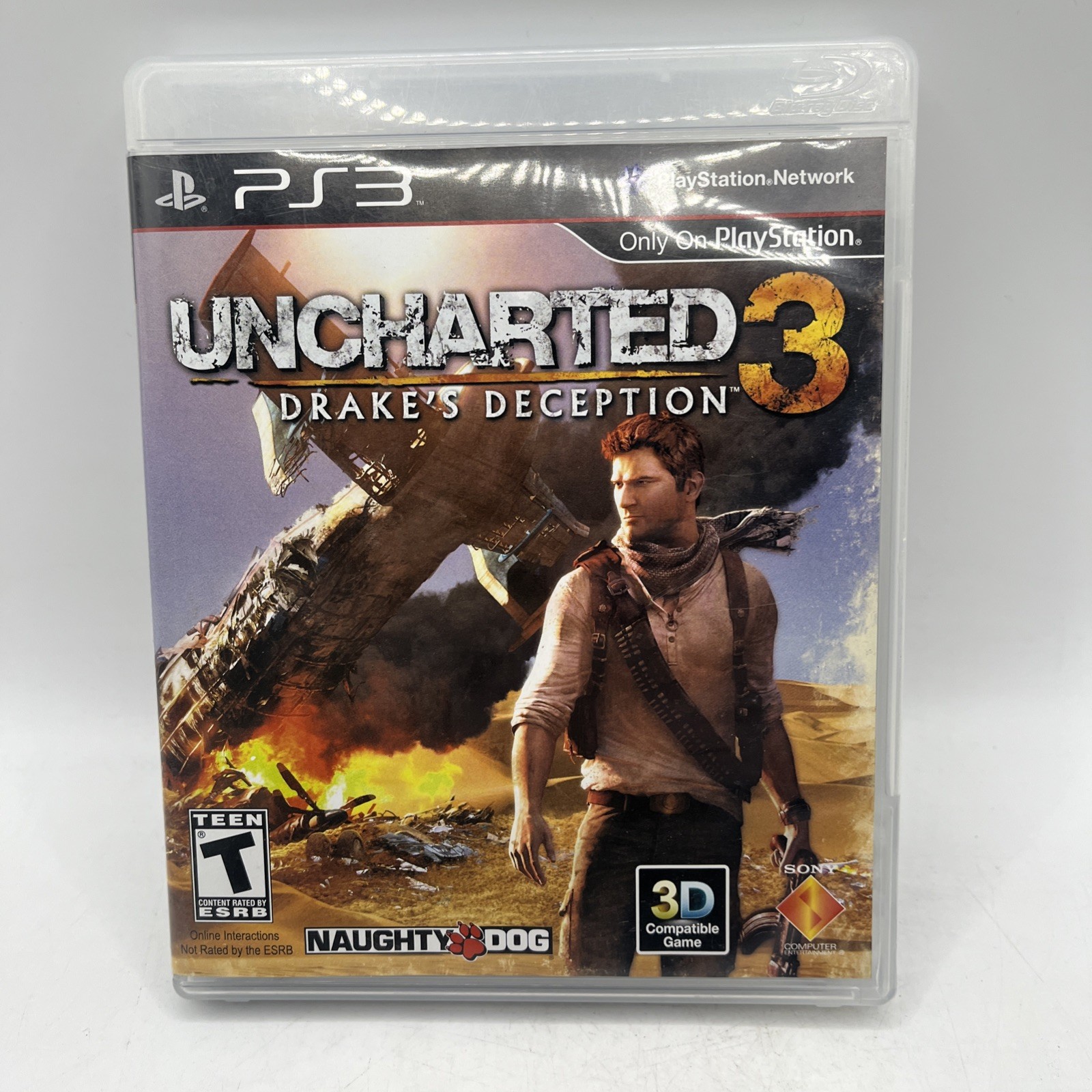 Uncharted 3 Drake’s Deception PS3 Playstation 3 – w/ manual