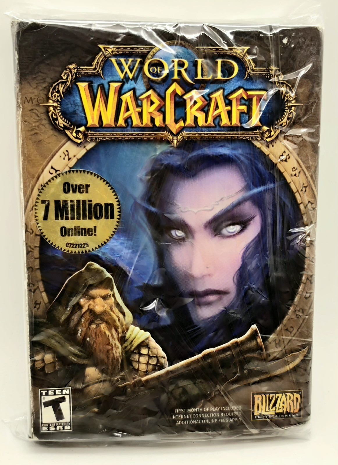 World of Warcraft PC 2004 Box Set 5 Discs Manual Trial Edition Blizzard Game Vtg