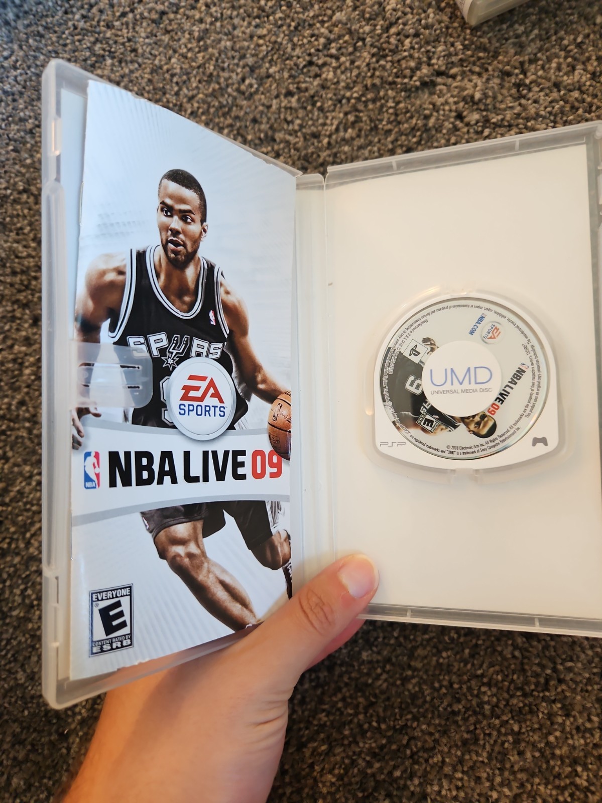 NBA Live 09 Basketball Sony PlayStation Portable PSP 2008 CIB Complete