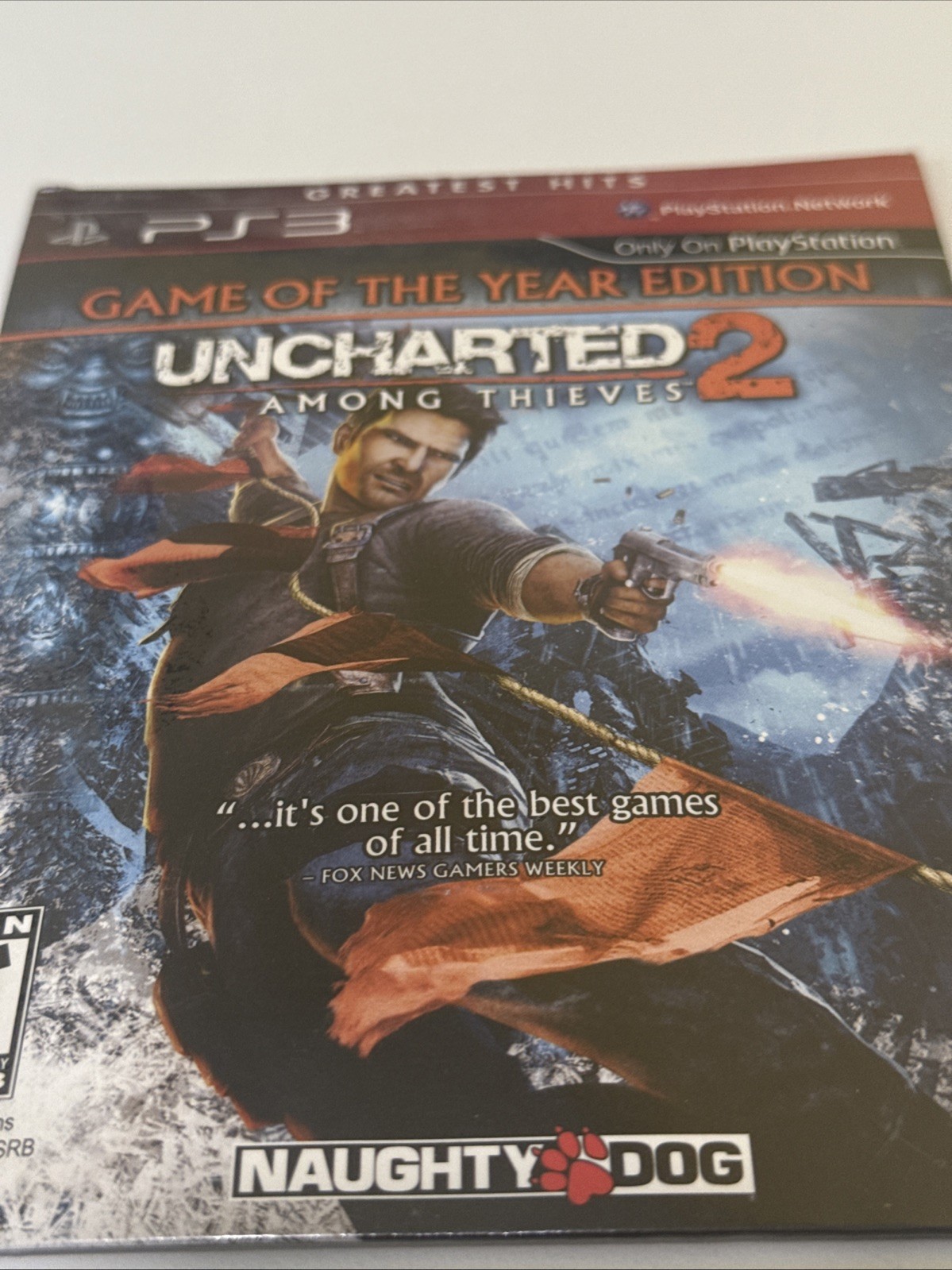Uncharted 2: Among Thieves PS3 Brand New & Factory Sealed! Cardboard Sleeve Case