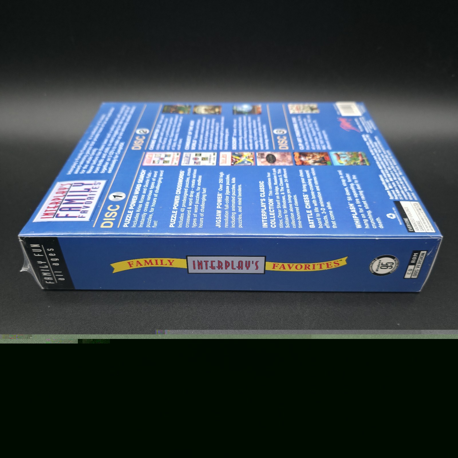 Interplay’s Family Favorites: Hours of Family Fun!, 1998, Big Box, New & Sealed